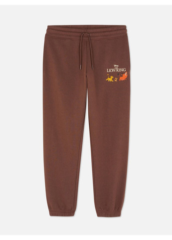 Штани фліс,коричневий з принтом, Primark (369625753)