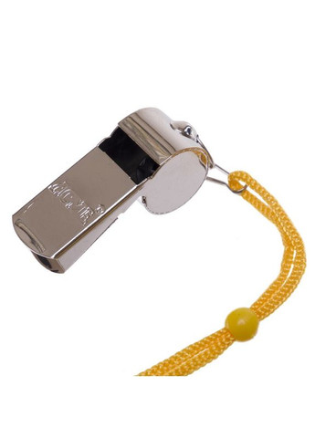 Свисток суддівський металевий хромований (на шнурі) (A-602) Acme (361439037)