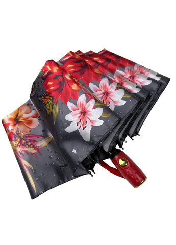 Сіра жіноча парасолька напівавтоматична d=97 см Toprain (288047085)