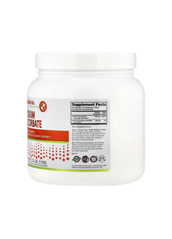 Sodium Ascorbate - 1000g NutriBiotic (372162690)