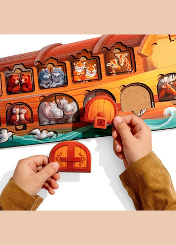 Развивающий пазл-вкладыш "Ноев ковчег" PSD275 с фоном Ubumblebees (308975576)