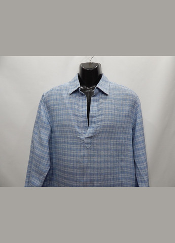 Чоловіча лляна сорочка з довгим рукавом Banana Rep р.5052 005ДР (тільки в зазначеному розмірі, тільки 1 шт.) Banana Republic (315729568)