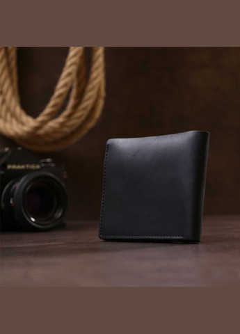 Кожаный мужской бумажник 16432 Черный Shvigel (331907457)