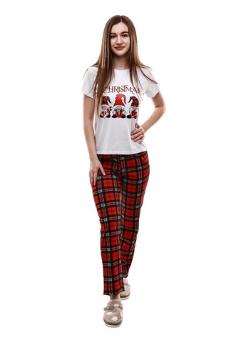Красная пижама женская Lora-Tex