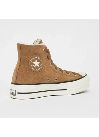 Кеды женские Chuck Taylor All Star Lift Brown 570034C Converse коричневые (391223506)