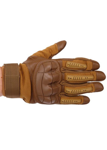 Перчатки тактические с закрытыми пальцами (PL, PU, кожзам, р-р, ) (BC-8797_Хаки_XL) SP-Sport (354703352)