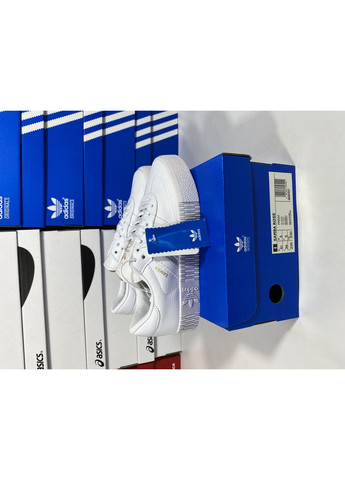 Білі Осінні кросівки чоловічі adidas samba white адідас самба No Brand