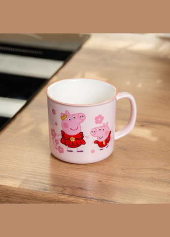 Чашечка керамическая Peppa Pig 400 мл, розовый Yiwu (322245720)