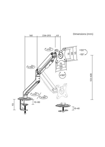 Кронштейн (m372270) HiSmart HS082444 (366565806)