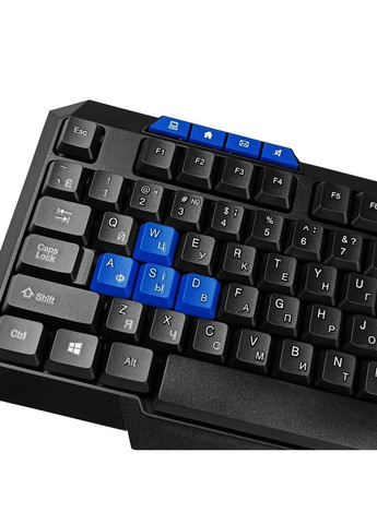 Клавіатура комп'ютерна провідна KB-606WD 1.5 м чорна Grunhelm (366422691)