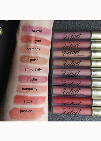 Стійка помада з матовим фінішем MUA Luxe Velvet Lip Lacquer - Poise MUA Makeup Academy (299666884)