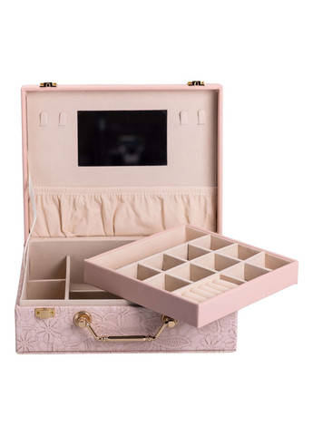 Кейс-органайзер для украшений с накидными замками 24х18,5х8,5 см, Yiwu (328602774)