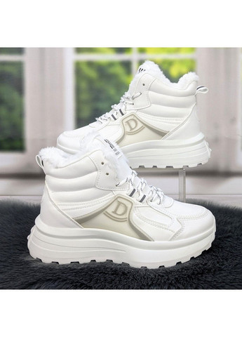 Зимние ботинки женские зимние спортивного типа Yimeili из искусственной кожи