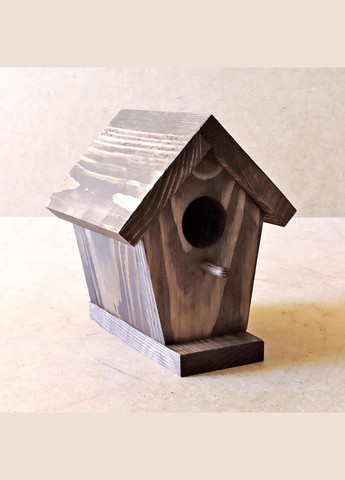 Шпаківня садова з дерева Синичка капучино (СКВ-001109) No Brand (328605658)