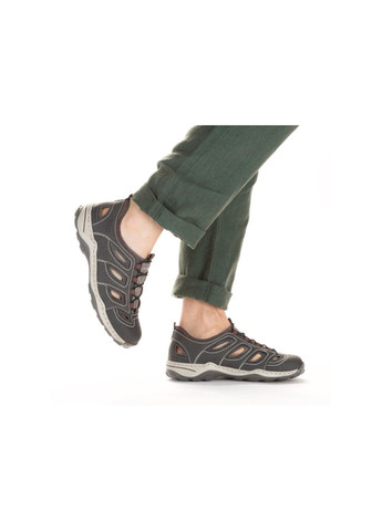 Серые летние кроссовки (р) экокожа 0-2-2-08065-46 Rieker