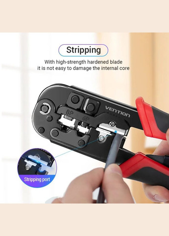Кримпер многофункциональный, с рычажным механизмом, чёрный Vention Multi-function Crimping Tool Ratchet (340279458)