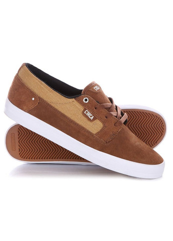 Коричневі Осінні кросівки espresso/white Circa --5309