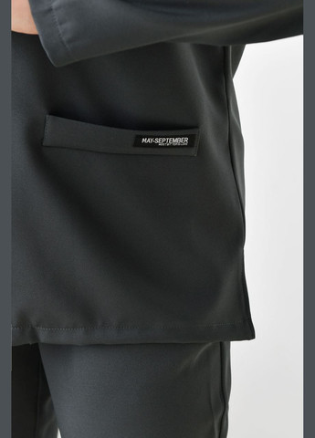 Женский костюм брюки и пиджак цвет черный р.56/58 452854 New Trend (285710872)