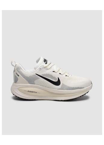 Бежеві всесезонні кросівки nike "summit white/black/coconut milk" No Brand Zoom Vomero 18