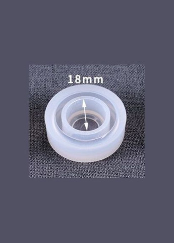 Форма для эпоксидной смолы Молд кольцо на палец Силиконовый 26 мм x 26 мм Размер 18 Finding (316249011)