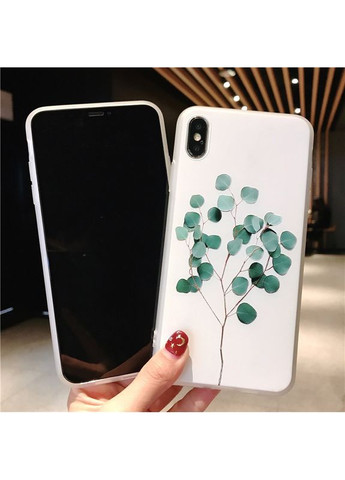 Защитный чехол "Green" для смартфона Apple iPhone с принтом веточка China (366666385)