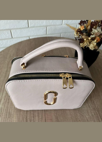 Стильная женская мини сумочка через плечо Marc, каркасная сумка черная белая Jacobs (334730446)