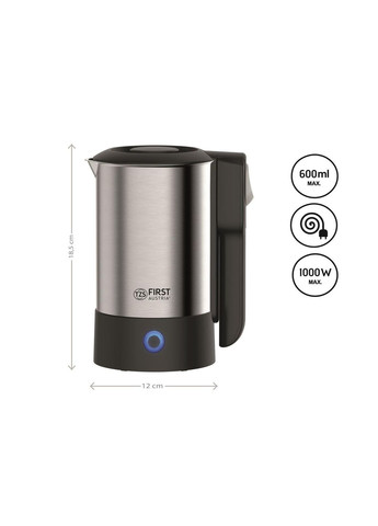 Електрочайник дорожній нержавійка 0.6 л (FA-5425-4) First Austria (334009115)