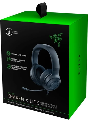 Гарнитура Kraken X Lite Black (RZ04-02950100-R381) Razer (336951195)