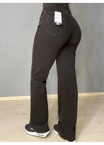 Джинси жіночі 4045 boot cut прямі стрейчеві коричневі Sherocco - (368398573)
