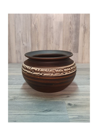 Горшочек для запекания 2 л., из красной глины No Brand (329722733)