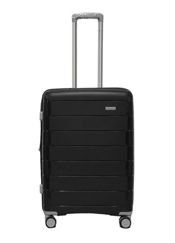 Чемодан средний M полипропилен 20303 66×46×28см 71+13л Темно-синий Snowball (297643465)