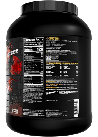 Протеин Hardcore Whey 2270 г, Chocolate Milkshake MUTANT (371808188)