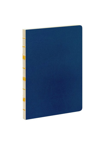 Скетчбук А5, синий 128 листов, гибкая обложка, искусственная кожа Фабрика Поліграфіст (281999691)