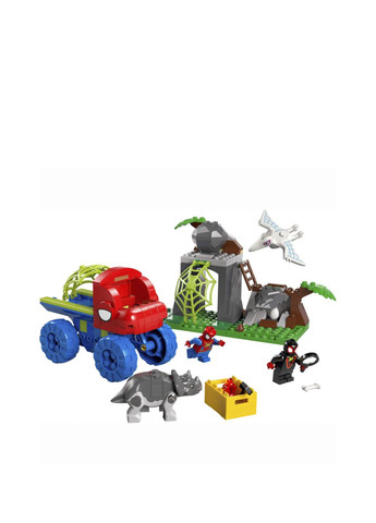 Конструктор Super Heroes - Динозаврячий спасательный транспорт команды Паука (11199) цвет разноцветный ЦБ-00269181 Lego (315717988)
