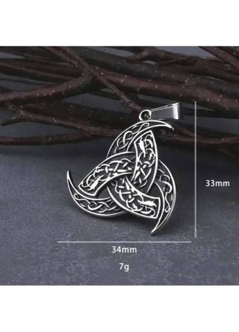 Подвеска мужская из стали 316L Дракон 60 см с цепочкой, амулет в скандинавском стиле, унисекс No Brand (364191332)