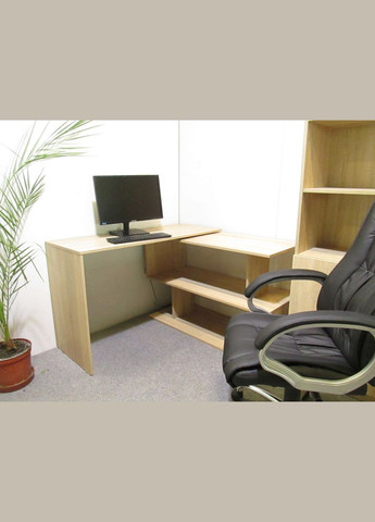 Стол компьютерный поворотный с полками Джеко 1200 (MZN-031031) М-ЗОН (353499961)