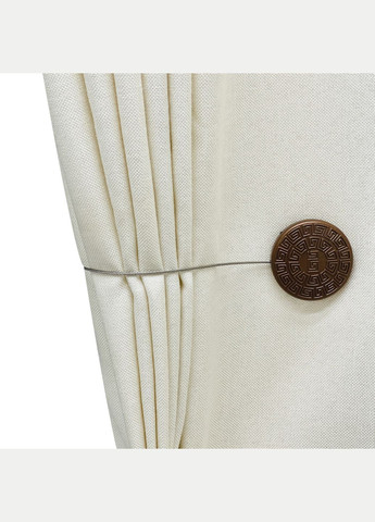 Магніт для штор коло нескінченність 5х5 см антик світлий пара 2 шт MIS LT №12а (323148012)