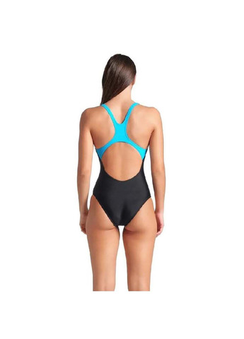 Чорний демісезонний купальник закритий для жінок vibrant swimsuit swim pro back чорний Arena