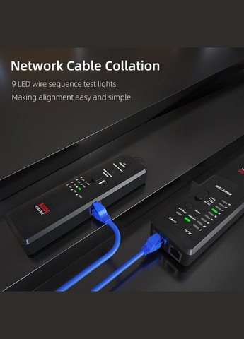 Кабельный тестер FWT8X, цифровой, трассоискатель, кабель трекер Bside (300577515)