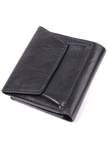 Кожаное портмоне унисекс с отделениями для карт и монетницей, черное (sku_22573) No Brand (328218973)