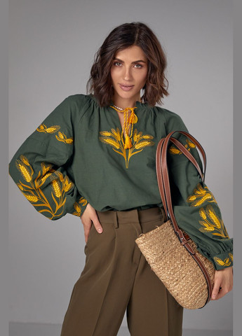 женская вышитая рубашка с вышивкой "колоски" ESQ (321953169)