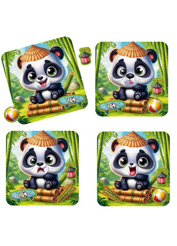 Игра развивающая "Эмоции Пандочки" VT3220-06, 11 магнитов Vladi toys (356347417)