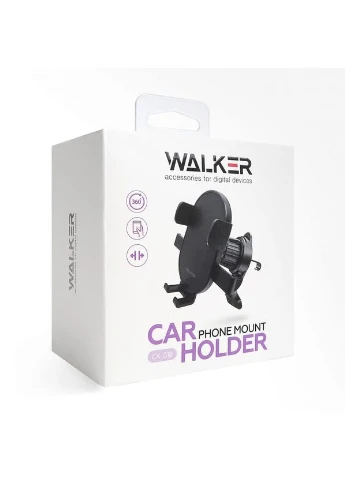 Автотримач пластик для смартфонів 5,8-8,8 см 360° поворот Walker (387882513)