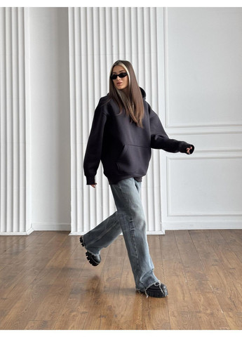 Оверсайз худой унисекс с начесом Over Luna (369153161)