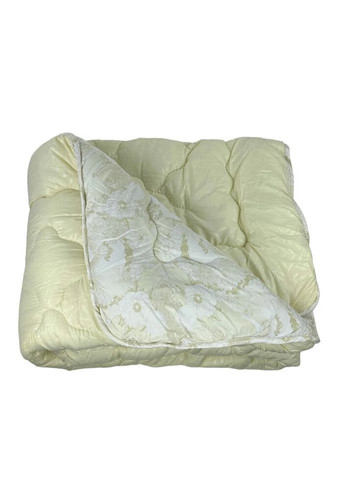 Одеяло двуспальное закрытое Цветок 20366 175х215 см бежевое Arda (335585872)