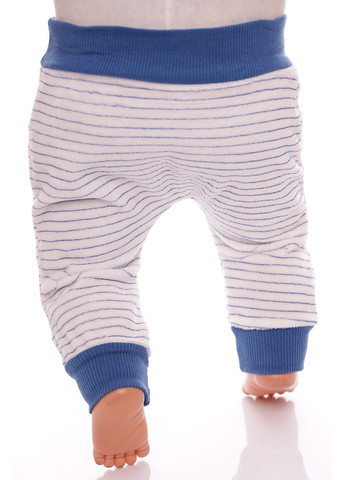 Блакитний зимній костюм з довгим рукавом для хлопчика велюровий на підтяжках блакитний 68 см (26585) BABYKROHA