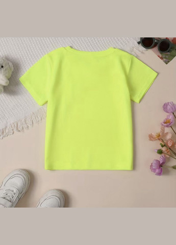 Кислотно-жовта літня футболка stich No Brand Футболка