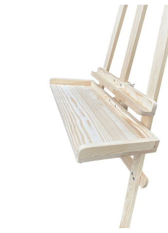 Мольберт з великою поличкою для фарб Ліра 175 см для малювання тринога, дерев'яний, напольний, студійний, художній, стаціонарний Artfactory (361858932)