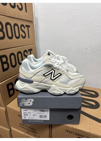 Білі кросівки чоловічі new balance 9060 white grey нью беланс 9060 білі демісезон No Brand
