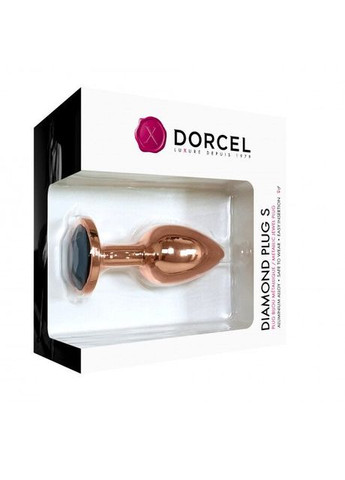 Металлическая анальная пробка с украшением в виде кристалла Diamond Plug S Dorcel (297571610)